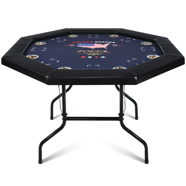 Kulamoon 48" 8 Player Poker Table & Reviews Wayfair